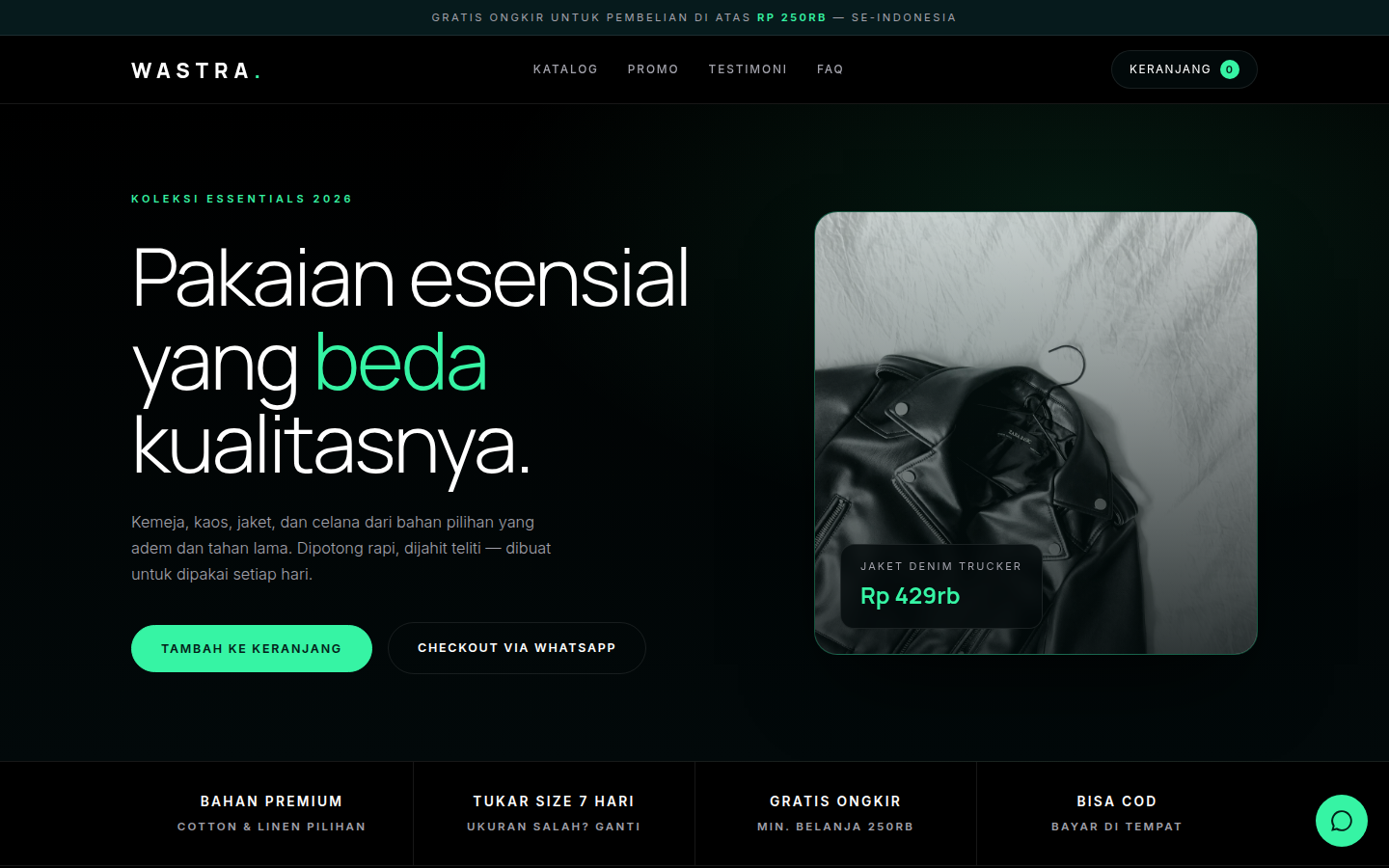 Preview toko online WASTRA